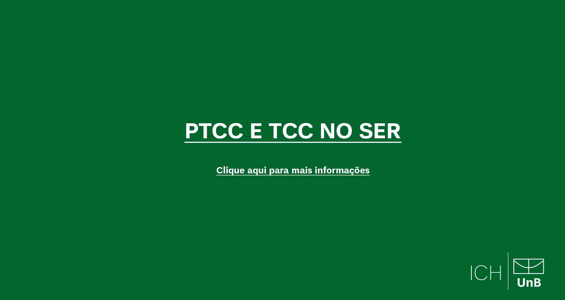 Discentes interessados/as na matrícula em PTCC e TCC 
